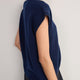Fleur V-Neck Tank - Midnight