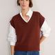 Fleur V-Neck Tank - Rust