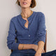 Flora Cardigan - Midnight/Blue Stripe