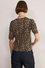 Caley Knitted Top - Leopard