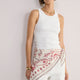 DB x WYSE Large Scarf - Ivory Bandana Print