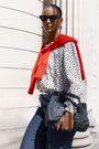 Fleurine Scallop Jumper - Bitter Orange