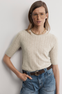 Elodie Knit Top - Parchment