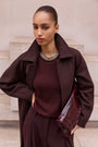Bridget Wool Coat - Chocolate