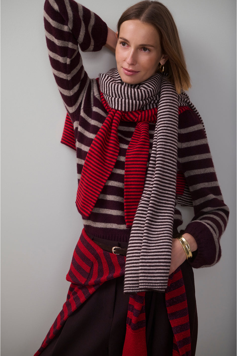 Celina Scarf - Cocoa/Latte