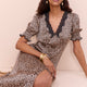 Eloise Silk Dress - Leopard