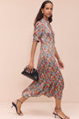 Fabienne Silk Dress - Ditsy
