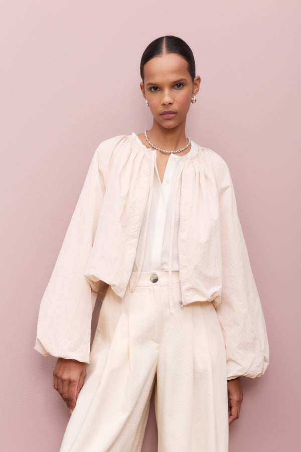 Penelope Puffball Jacket - Dusky Pink