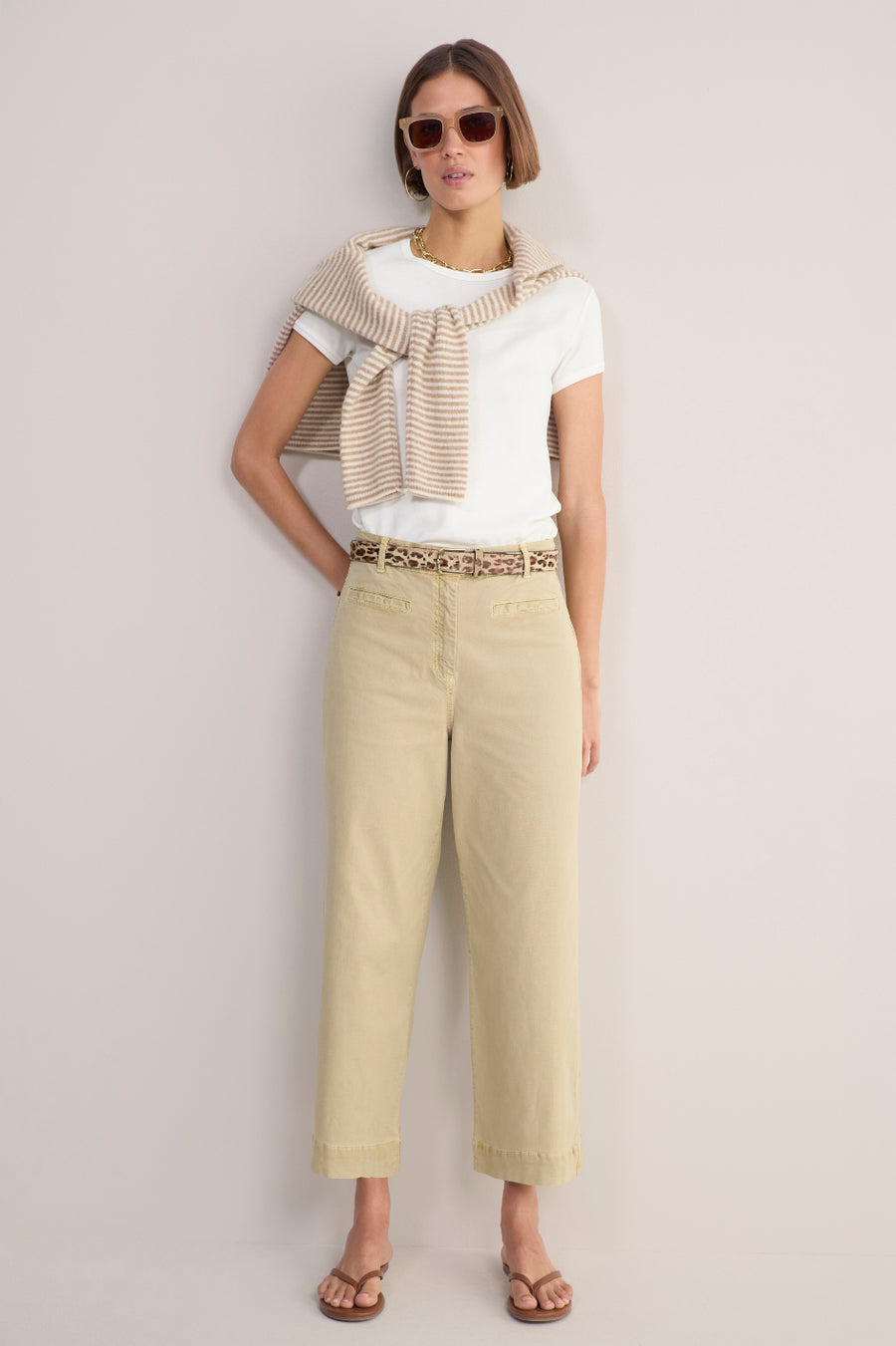 Marianne Chino Trouser - Sand