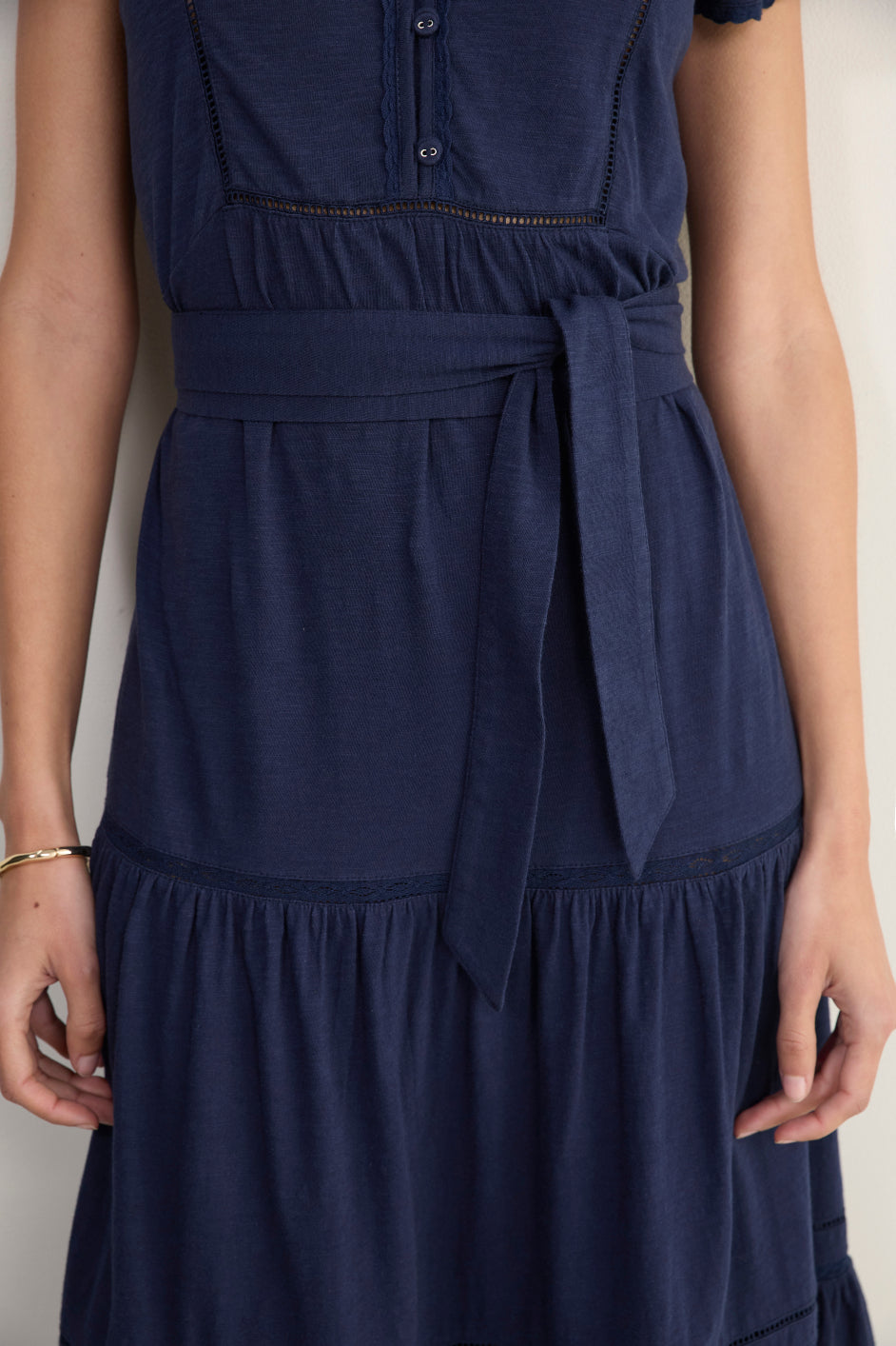 Talya Jersey Dress - Midnight