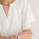 DB x WYSE Linen Blouse - White