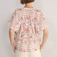 DB x WYSE Blouse - Ivory Bandana Print
