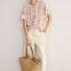 DB x WYSE Blouse - Ivory Bandana Print
