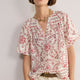 DB x WYSE Blouse - Ivory Bandana Print