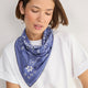 DB x WYSE Scarf - Denim Blue Bandana Print