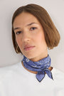DB x WYSE Scarf - Denim Blue Bandana Print