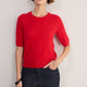 Elodie Knit Top - Red