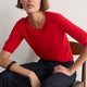 Elodie Knit Top - Red