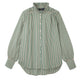 Clemmy Shirt - Green/Tan Stripe