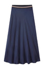 Ella Silk Skirt - Midnight