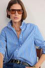 Elma Shirt - Regatta Blue Stripe