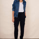 Aniyah Tailored Cargo Trousers - Midnight
