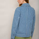 Ada Denim Jacket - Blue/Ivory Stripe