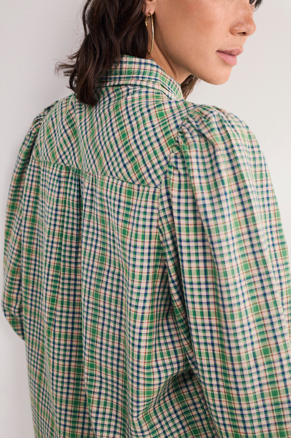 Agne Shirt - Green Check