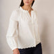 Aisha Scallop Blouse - White