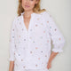 Alina Blouse - White Embroidery