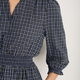 Alina Dress - Midnight/Green Check
