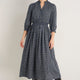 Alina Dress - Midnight/Green Check