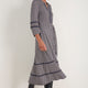 Alina Ponte Dress - Midnight Block Geo