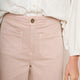 Allie Flare Cropped Jean - Dusky Pink