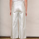 Allie Flare Cropped Jean - Silver