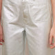 Allie Flare Cropped Jean - Silver