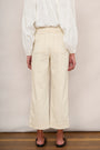 Allie Flare Cropped Jean - Ecru
