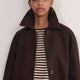 Ally Stripe Top - Oat/Cocoa Stripe
