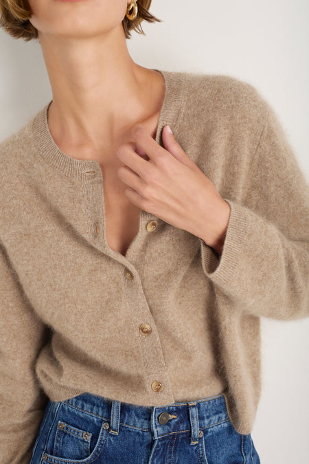 Amalie Cardigan - Oat