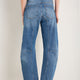 Amelia Carpenter Pocket Horseshoe Jean - Mid Wash