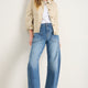 Amelia Carpenter Pocket Horseshoe Jean - Mid Wash