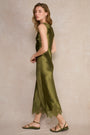Amelie Dress - Olive Green
