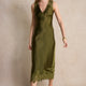 Amelie Dress - Olive Green