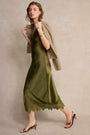Amelie Dress - Olive Green
