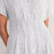 Angelina Dress - Blue/White Stripe