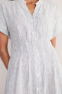 Angelina Dress - Blue/White Stripe
