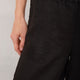 Angeline Linen Cropped Trouser - Black