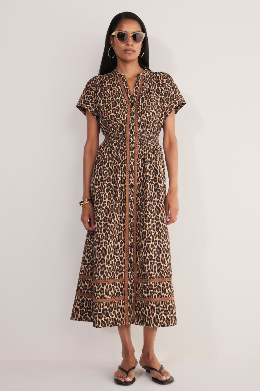 Angelique Dress - Leopard
