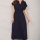Angelique Jersey Dress - Navy