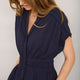 Angelique Jersey Dress - Navy